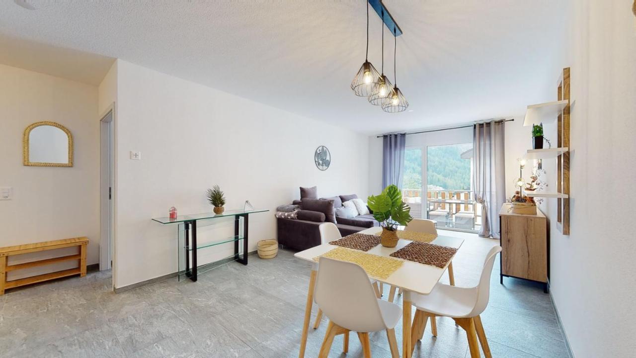 Apartment With Sauna And Mountain View Leukerbad Esterno foto