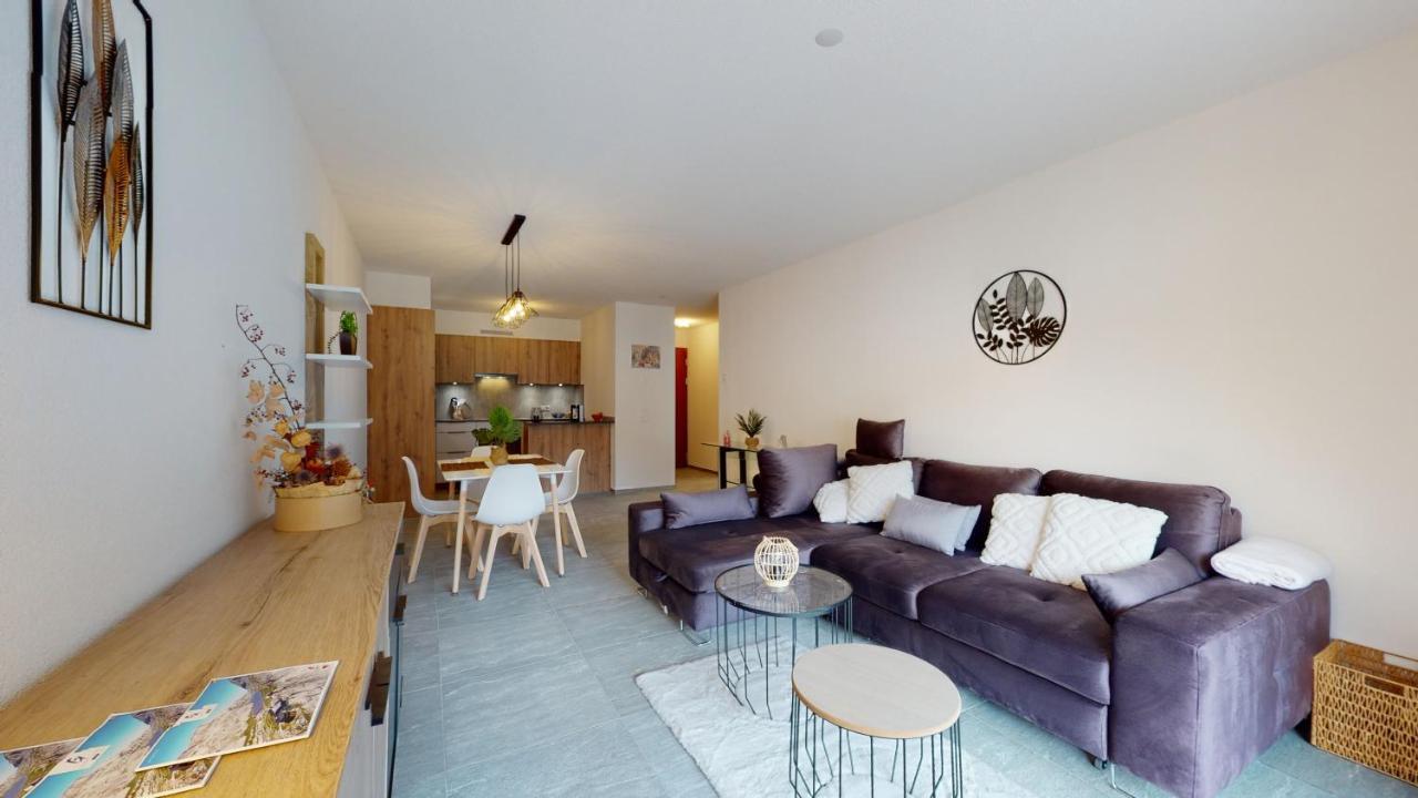 Apartment With Sauna And Mountain View Leukerbad Esterno foto