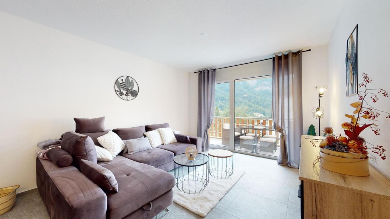 Apartment With Sauna And Mountain View Leukerbad Esterno foto